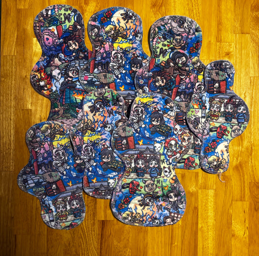 Demon minky cloth pads