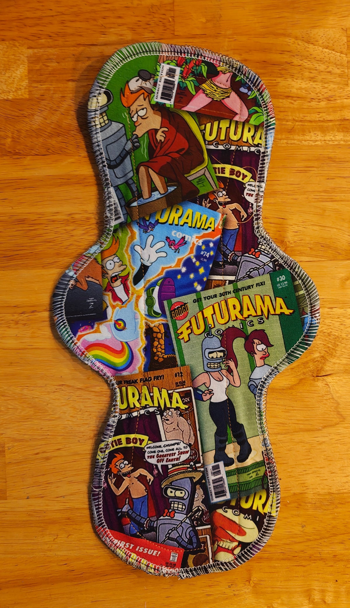 14" ugly Futurama cloth pad