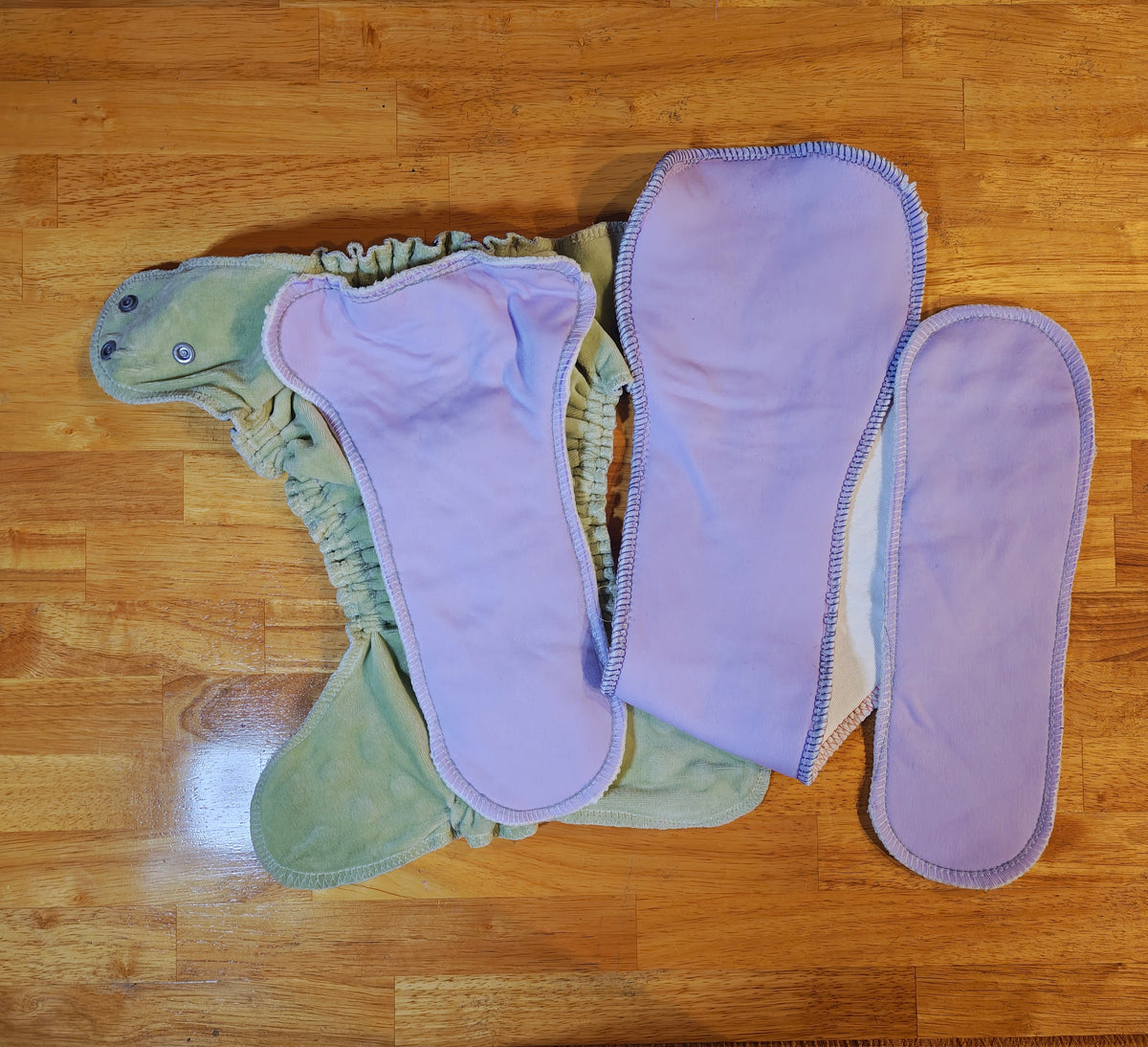 Hybrid fitted cloth diaper