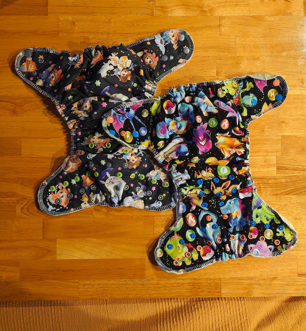 Hybrid fitted cloth diaper