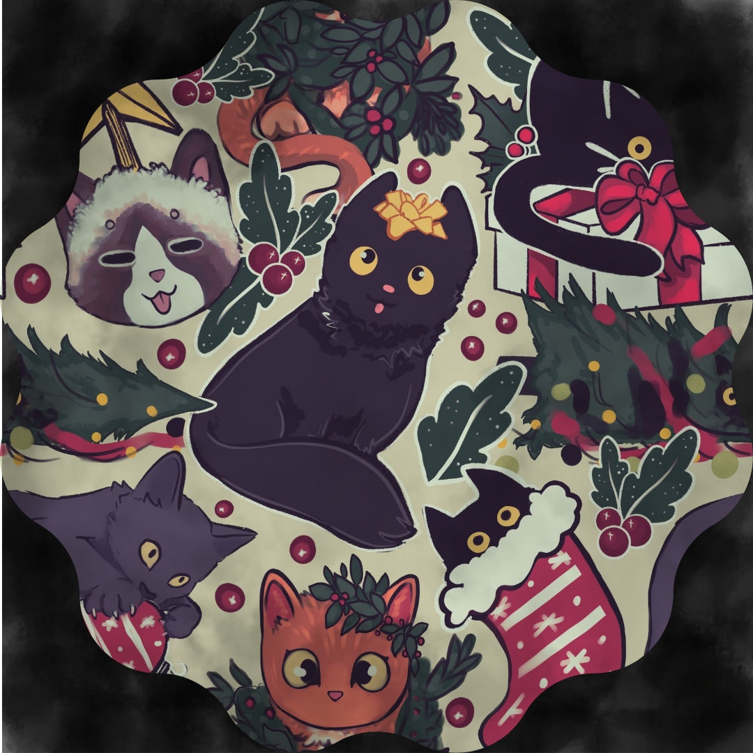 Christmas cats