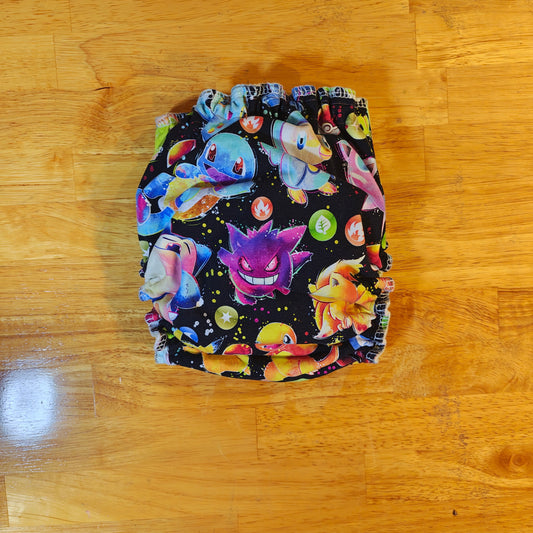 Hybrid fitted cloth diaper